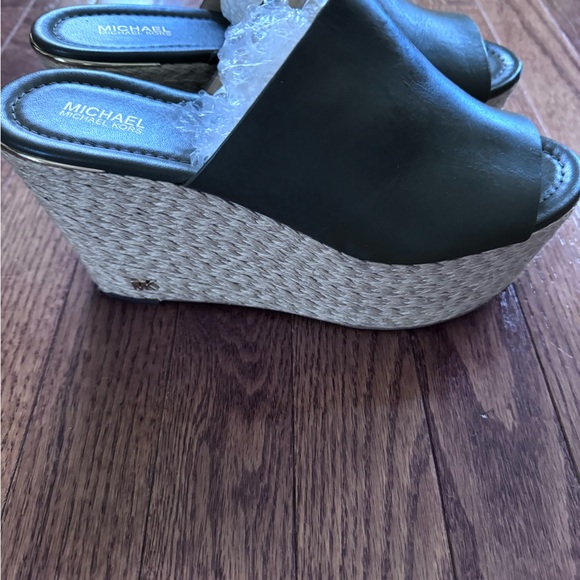 MICHAEL Michael Kors Cunningham Espadrille Wedge Slide Sandal - Picture 4 of 5